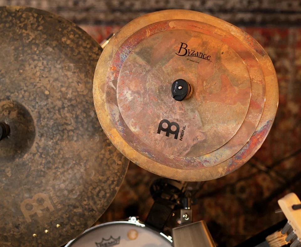Platillos vintage de 3 discos Meinl Smack Stack Byzance - discos de 10/12/14 pulgadas Foto 1 de 4