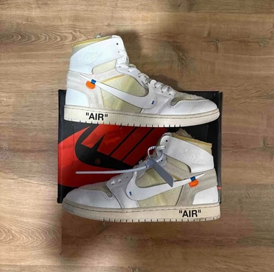 Size 11 - Jordan 1 Retro OG x Off-White High White - Image 1 of 4