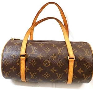 Borsa a mano Louis Vuitton M51386 Papillon 26 monogramma pelle marrone usata - Foto 1 di 8