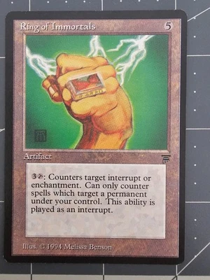 MTG ⭐ Legends ⭐ Ring of Immortals ⭐ Vintage Legacy ⭐ Reserved List ⭐ NM - Image 1 of 2