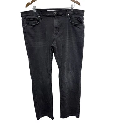 Pantalones de mezclilla Joes para hombre 38 negros elásticos tiro medio pierna recta 5 bolsillos entrepierna informal 29 Foto 1 de 4