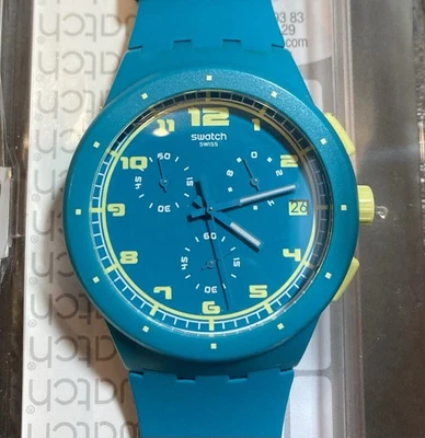 Reloj Swatch Chrono SUSL400 2012 Batería Nueva Funciona Caja Papeles *Leer* Foto 1 de 4