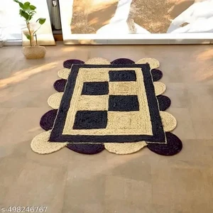 Scallop Jute Rug code 118 - Picture 1 of 1