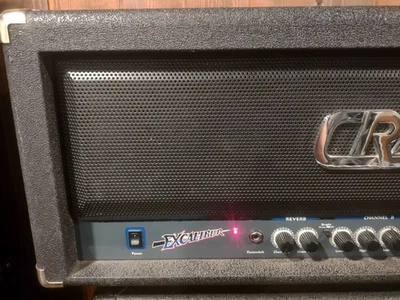 Amplificador de guitarra Crate Excalibur GX2200H cabeça estado sólido anos 90 vintage amplificador de metal - Imagem 1 de 4