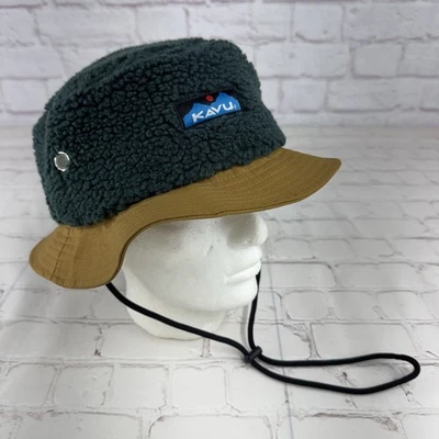 Chapéu balde KAVU bola de pele Boonie Sherpa adulto unissex tamanho único - Imagem 1 de 4