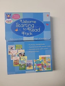 The Usborne Start to Read Pack 8 Reading Books w/Poster & New Activity Book - Picture 1 of 3