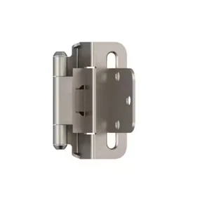 Bisagra de gabinete Amerock BPR7565G10 3/8" insertada, níquel satinado, paquete de 2 bisagras - Imagen 1 de 8