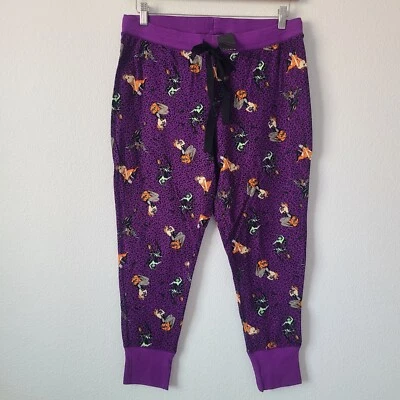 Torrid Sleep Witch Halloween Foxy Sleep Leggings Plus Size 1X Purple - Image 1 of 4
