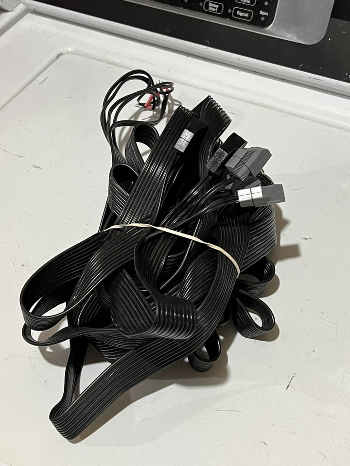 Genuine Bose Acoustimass RCA to Bare Wire Cube Speaker 5 Wires Ribbon Cable Lot - Image 1 of 1