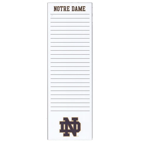 Notre Dame Fighting Irish Magnetic To Do List Pad Cover