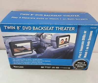 Reproductor de DVD portátil de viaje Venturer PVS7287 8" pantalla negra con DVD gratis Foto 1 de 4