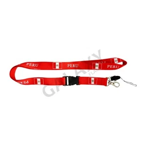 Peru Lanyard / Peru Flag Lanyard - Picture 1 of 4