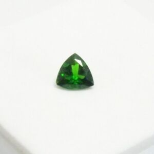 0.40ct+ Russian Chrome Diopside - 5mm Trillion - Chrome Diopside Loose Gemstone