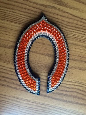 New Chicago Bears WinCraft Big Chain Logo Magnet Crystal Rhinestone - Image 1 of 3