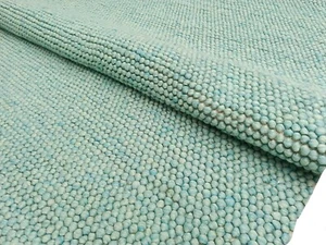 Coastal Charm: 6x9 Aqua Blue Hand Woven Area Rug –Serene Elegance for Your Home - Picture 1 of 10