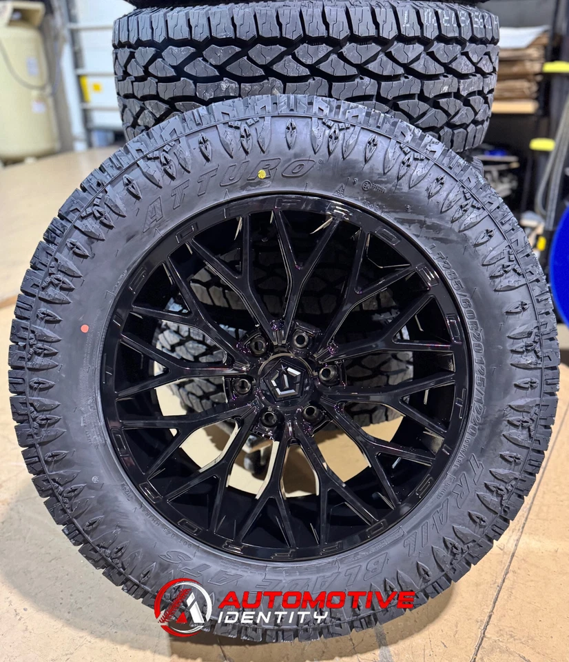 Llantas 20x9 TIS 566B Atturo 28560R20 33,5" neumáticos AT 6x135 Ford F150 Lightning Foto 1 de 4