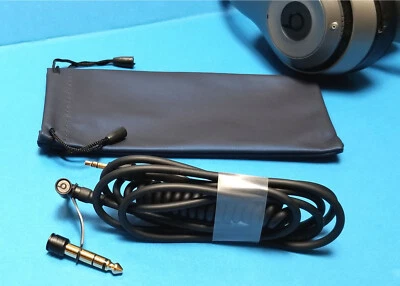 Audio Cable for Beats PRO DETOX. Coiled Cable with 3.5 & 6.5 mm Male Connector
