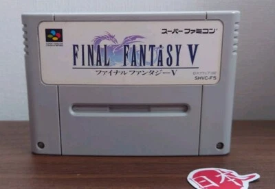 Cart Only Final Fantasy 5 V Super Nintendo SNES Super Famicom FREE SHIPPING - Image 1 of 4