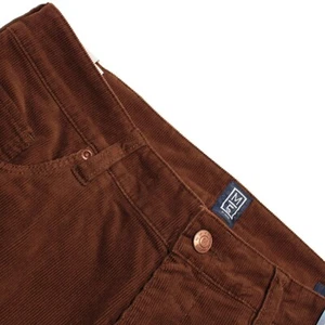 Meyer M5 NWT Slim Fit 5 Pocket Corduroy Pants Size 33 US In Brown Cotton Blend - Picture 1 of 17