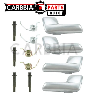 Door Handles Inside Interior Satin Chrome Kit Set of 4 for Expedition Navigator - Imagem 1 de 4