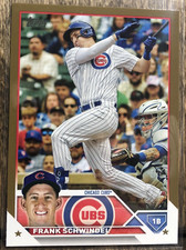 2023 Topps Series 1 #249 Frank Schwindel Gold 1930/2023 Chicago Cubs⚡️