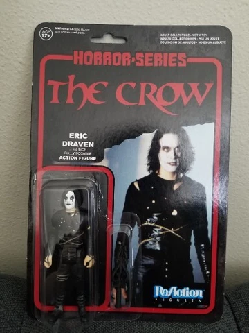 The Crow Eric Draven Funko Horror Series ReAction Figure-OPEN PACKAGE Cover