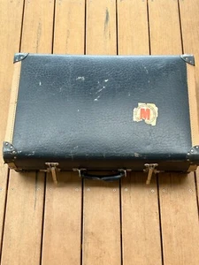 1950’s vintage fibre suitcase - Picture 1 of 8