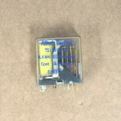 ALLIED CONTROL TS154-CC-CC 8.4 MADC 2500 OHMS CONT. 1A 29VDC 6803W RELAY - Image 1 of 4