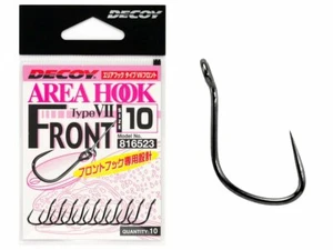 Decoy AH-7 Area Hook Type VII Front 10pcs Barbless Hooks for Lures - Imagen 1 de 3