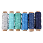 Leather Sewing Thread Set 55Yards 175D/1mm Waxed Thread,(Multicolor combination)
