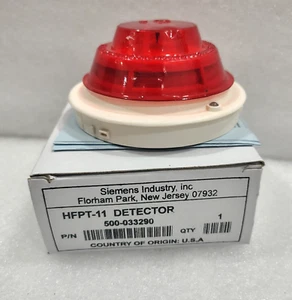 SIEMENS HFPT-11 FIRE ALARM SMOKE HEAT DETECTOR HFPT11, (UPS FREE FAST SHIPPING ) - Picture 1 of 4