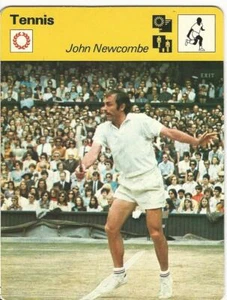 1977-79 Sportscaster Card, #48.15 Tennis, John Newcombe, Austalia - Picture 1 of 1