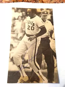 Frank Robinson Autograph On Photo Ballpoint pen - Picture 1 of 2