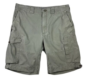 Polo Sport Ralph Lauren Y2K Cargo Shorts Men's Size 36 Army Green Gorpcore - Picture 1 of 16