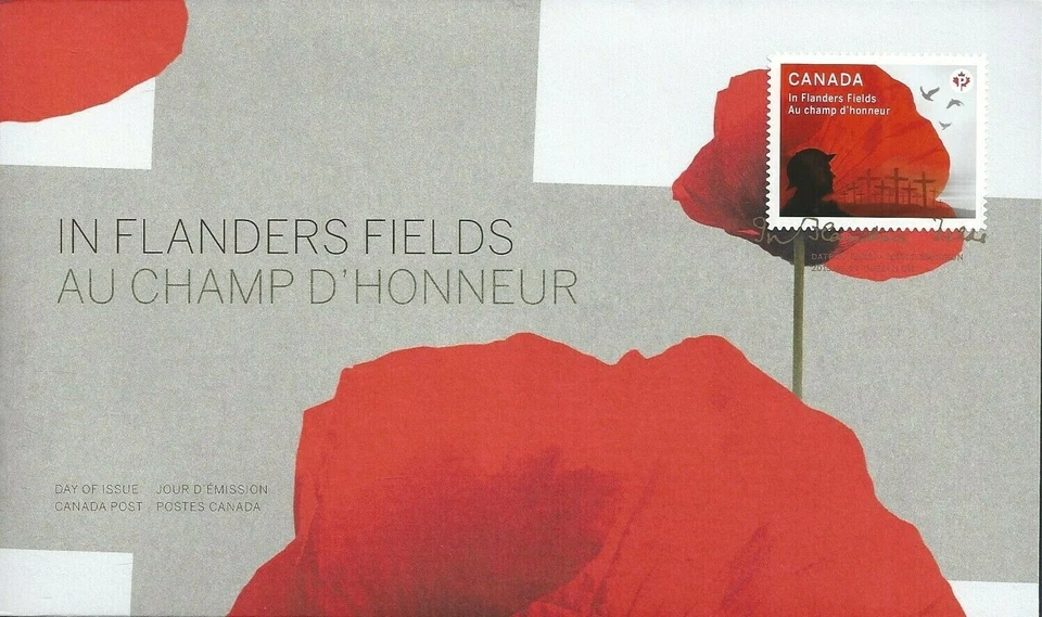 Canada  #2836    "IN FLANDERS FIELDS"   Brand New 2015  First Day Cover - Image 1 of 2