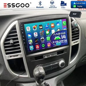 6+128GB für Mercedes Vito W447 Android 14 Autoradio CarPlay Navigation GPS DAB+ - Bild 1 von 18