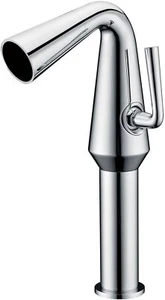 ALFI AB1792 Single Hole Tall Cone Waterfall Bathroom Faucet In Polished Chrome - Picture 1 of 5