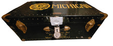1950'S MICHIGAN WOLVERINES VINTAGE TRUNK SCARCE LARGE