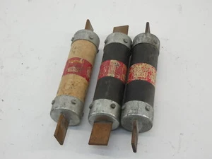 *Lot of 3* Bussmann Fusetron Fuses FRS125, 125A, 600VAC - Picture 1 of 4