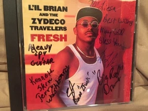 Signed: Fresh by L'il Brian and the Zydeco Travelers (CD, 1995, Rounder Recs) - Picture 1 of 2