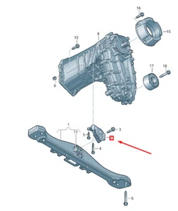 VW TOUAREG 7P MK2 Console De Transport De Transmission 7L0399649D Neuf D'origine - Picture 1 of 1