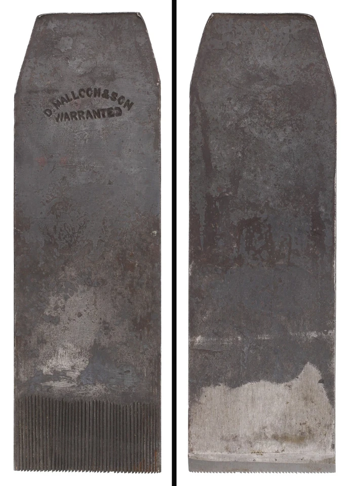 Little Used Two Inch Toothing Cutting Iron - D. Malloch & Son - mjdtoolparts - Image 1 of 1