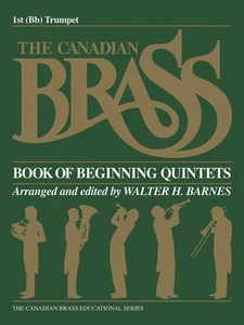Canadian Brass Book of Beginning Quintet Bb Trumpet 1 Part Classical Sheet Music - Picture 1 of 1