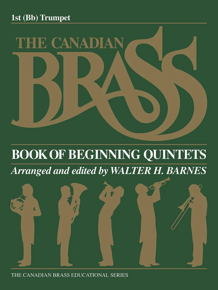 Canadian Brass Book of Beginning Quintet Bb Trumpet 1 Part Classical Sheet Music - Image 1 of 1