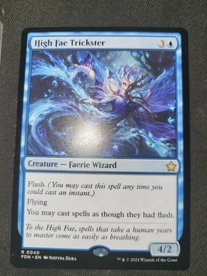 MTG High Fae Trickster Foundations Regular NM R 0040 - Image 1 of 3