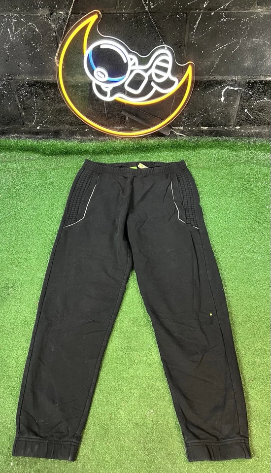 Pantalones de chándal negros pesados Hugo Boss Designer para hombre talla grande LG Foto 1 de 4