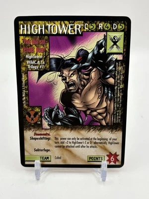 Wildstorms CCG Hightower Daemonite Cabal WildCATS Limited Rare Image DC Comics - Image 1 of 2