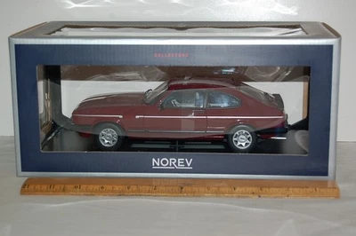 1982 FORD CAPRI 2.8I, LHD, DARK RED, 1:18 SCALE By 'NOREV' - Image 1 of 4