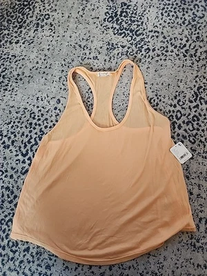 Free People Intimately Tank Top Womens  Coral Racerback 100%Viscose Soft SZ S - Image 1 of 4