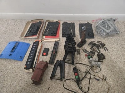 vintage lionel train Parts Track Switches Tressel Railcar Caboose Red 20+ Lionel - Image 1 of 4